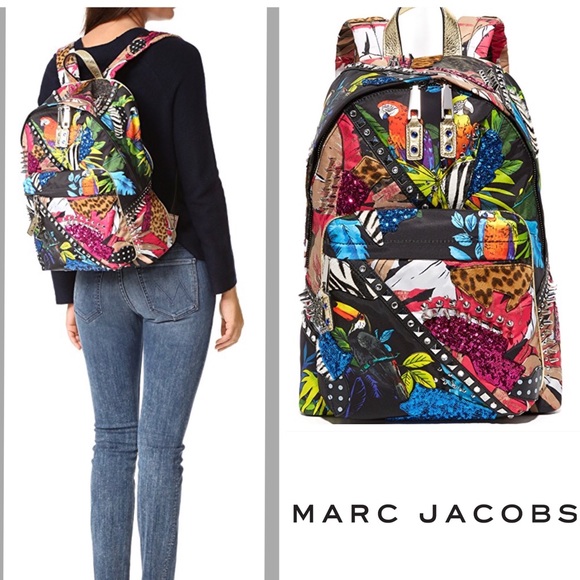 Marc Jacobs Handbags - 🎒 Marc Jacobs Parrot Biker Backpack Studs Green